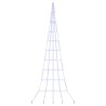 Arbre de Noël LED avec piquets au sol Bleu 511 cm Métal 512637512637