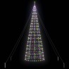 Arbre de Noël LED avec piquets au sol Multicolore 400 cm Fer 512639512639