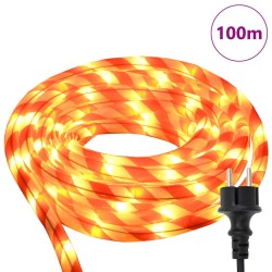 Lumière en corde avec 2400 LED Blanc chaud 100 m PVC 512640512640