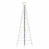 Arbre de Noël LED avec piquets au sol Multicolore 250 cm Fer 512649512649