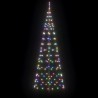 Arbre de Noël LED avec piquets au sol Multicolore 250 cm Fer 512649512649
