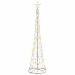 Arbre de Noël LED Blanc chaud 51 x 51 x 190 cm Métal 512650512650