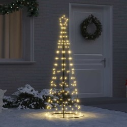 Arbre de Noël LED avec 390 LED Blanc chaud 250 cm Fer 512651512651