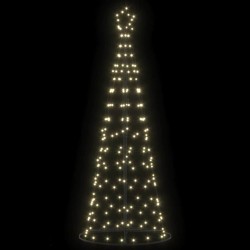 Arbre de Noël LED avec 390 LED Blanc chaud 250 cm Fer 512651512651