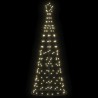 Arbre de Noël LED avec 390 LED Blanc chaud 250 cm Fer 512651512651