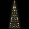 Arbre de Noël LED avec 390 LED Blanc chaud 250 cm Fer 512651512651