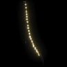Arbre de Noël LED avec piquets au sol Blanc chaud 182 cm Métal 512654512654