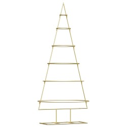 Arbre de Noël en métal Doré 148 cm Acier peint par poudre 512656512656