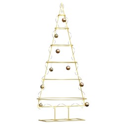 Arbre de Noël en métal Doré 148 cm Acier peint par poudre 512656512656