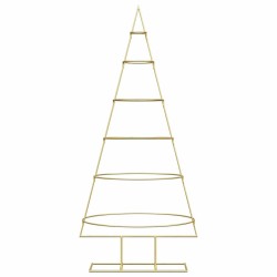 Arbre de Noël en métal Doré 148 cm Acier peint par poudre 512656512656