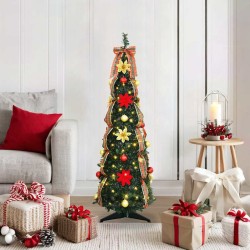 Sapin de Noël artificiel avec 50 LED Vert 125 cm PVC 512660512660