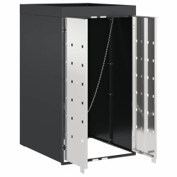 Stockage de Poubelle à Roulettes avec Toit de Jardinière pour Poubelle de 240L 512666512666