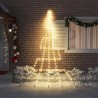Arbre de Noël LED avec piquets au sol Blanc chaud 306 cm Métal 512667512667