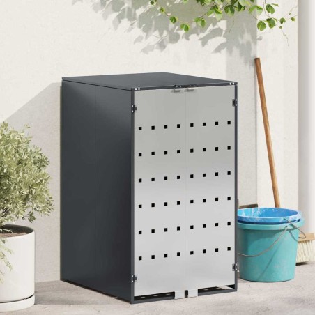 Stockage de Poubelle à Roulettes avec Couvercle à Gaz Relevable pour Poubelle de 240L 512668512668