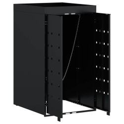 Rangement pour bac à roulettes avec toit de jardinière pour bac unique de 240L 512673512673