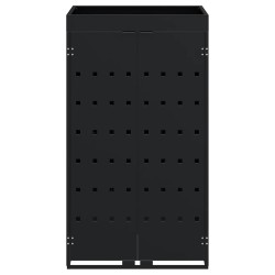 Rangement pour bac à roulettes avec toit de jardinière pour bac unique de 240L 512673512673