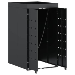 Rangement pour bac à roulettes avec toit de jardinière pour bac unique de 240L 512675512675