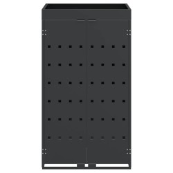 Rangement pour bac à roulettes avec toit de jardinière pour bac unique de 240L 512675512675