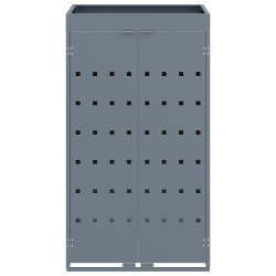 Rangement pour bac à roulettes avec toit de jardinière pour bac unique de 240L 512676512676