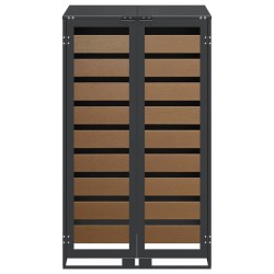 Stockage de Poubelle à Roulettes avec Couvercle à Gaz Relevable pour Poubelle de 240L 512677512677