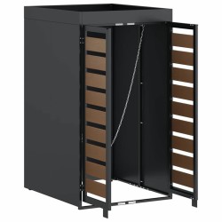 Stockage de Poubelle à Roulettes avec Toit de Jardinière pour Poubelle de 240L 512678512678