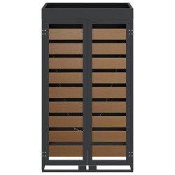 Stockage de Poubelle à Roulettes avec Toit de Jardinière pour Poubelle de 240L 512678512678