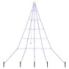 Arbre de Noël LED avec piquets au sol Bleu 182 cm Métal 512691512691