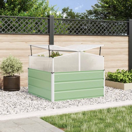 Jardinière Vert Pastel 100 x 100 x 77 cm Acier galvanisé 512695512695