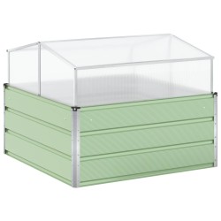 Jardinière Vert Pastel 100 x 100 x 77 cm Acier galvanisé 512695512695
