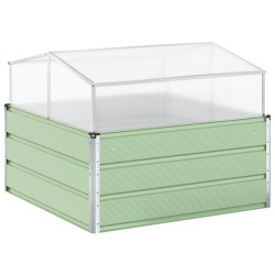 Jardinière Vert Pastel 100 x 100 x 77 cm Acier galvanisé 512695512695