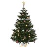 Pied de Sapin de Noël 1.73 Blanc 50 x 50 x 16 cm Pin massif 512706512706