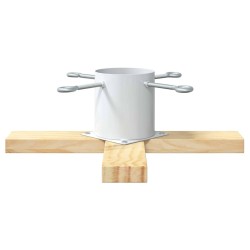 Pied de Sapin de Noël 1.73 Blanc 50 x 50 x 16 cm Pin massif 512706512706