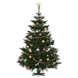 Pied de Sapin de Noël 1.73 Vert 50 x 50 x 15,5 cm Acier 512707512707