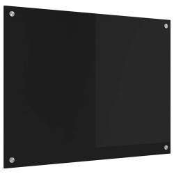 Crédence de cuisine Noir 80 x 60 cm verre trempé 512735512735