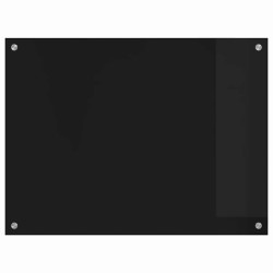 Crédence de cuisine Noir 80 x 60 cm verre trempé 512735512735