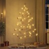 Arbre de Noël en bois Naturel 210 cm Bois de pin massif 512737512737