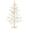 Arbre de Noël en bois Naturel 210 cm Bois de pin massif 512737512737