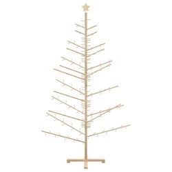 Arbre de Noël en bois Naturel 210 cm Bois de pin massif 512737512737