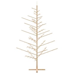 Arbre de Noël en bois Naturel 210 cm Bois de pin massif 512737512737
