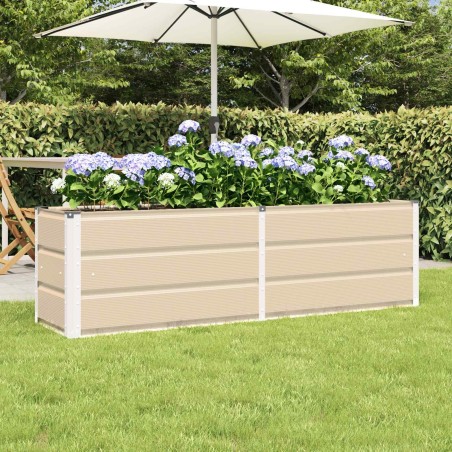 Jardinière Ivoire 160 x 40 x 45 cm Acier 512738512738