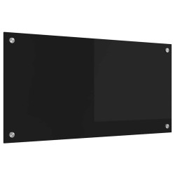 Crédence de cuisine Noir 80 x 40 cm verre trempé 512739512739