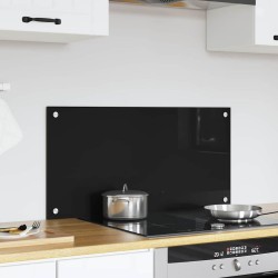 Crédence de cuisine Noir 80 x 40 cm verre trempé 512739512739