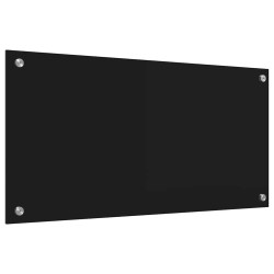 Crédence de cuisine Noir 80 x 40 cm verre trempé 512739512739