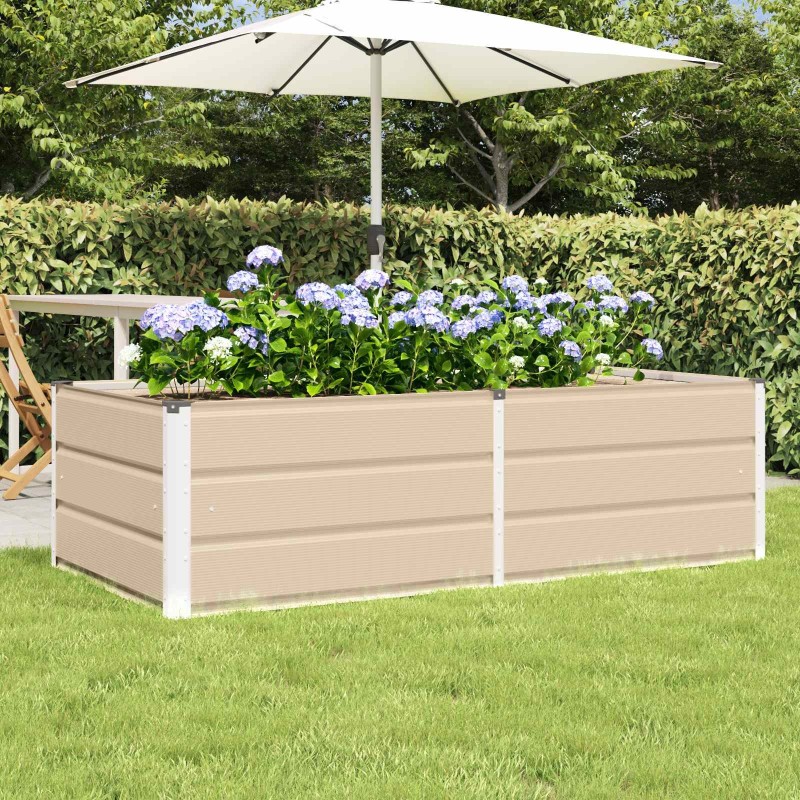 Jardinière Ivoire 160 x 80 x 45 cm Acier 512740512740