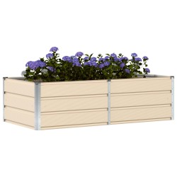 Jardinière Ivoire 160 x 80 x 45 cm Acier 512740512740