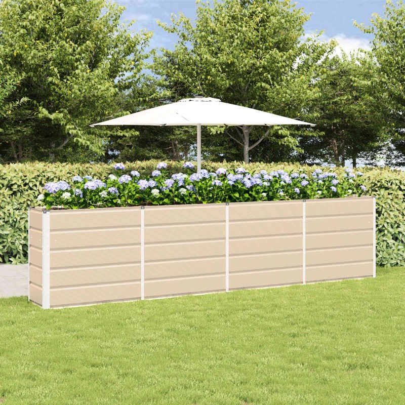 Jardinière Ivoire 320 x 40 x 75 cm Acier 512741512741