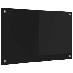 Crédence de cuisine Noir 80 x 50 cm verre trempé 512744512744