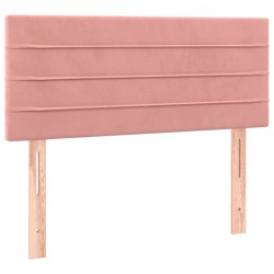  Tête de lit à LED Rose 80x5x78/88 cm Velours 