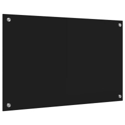 Crédence de cuisine Noir 80 x 50 cm verre trempé 512744512744
