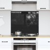 Crédence de cuisine Noir 70 x 60 cm verre trempé 512745512745